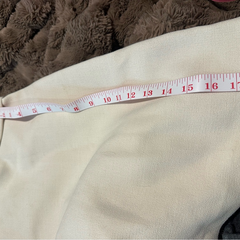 Zara Cream Textured Dress - Picture 9 of 11